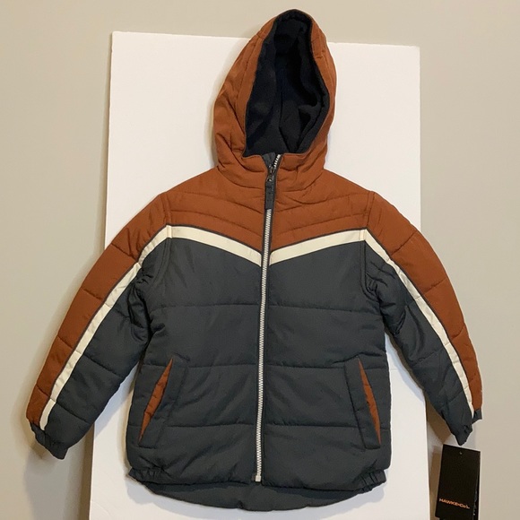 Hawke & Co Puffer Brick Brown Gary Jacket - Picture 2 of 9